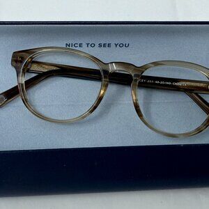 Warby Parket glasses frames Percey 207 brown  48-20-140